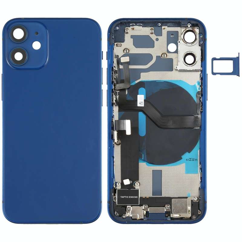 Battery Back Cover Assembly (with Side Keys & Speaker Ringer Buzzer & Motor & Camera Lens & Card ...
