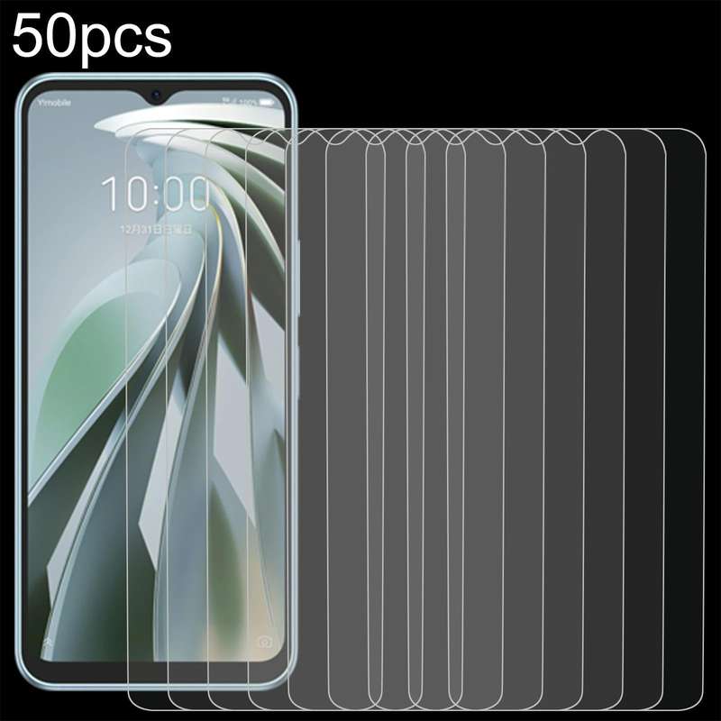 For ZTE Libero 5G IV 50pcs 0.26mm 9H 2.5D Tempered Glass Film