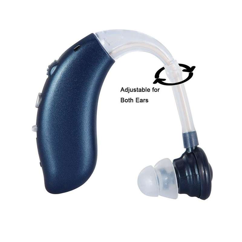 USB Charging Earhook Noise Reduction Hearing Aid Sound Amplifier(Skin-color)