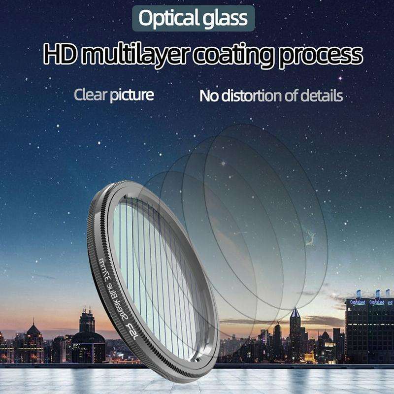 JSR Starlight Drawing Camera Lens Filter, Size:62mm(Streak Gold)