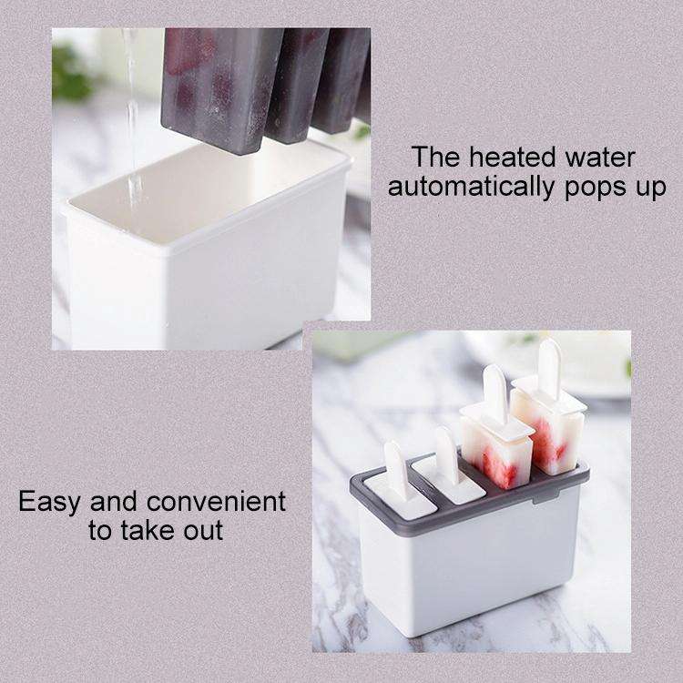 Home Made Popsicle Ice Cream Mold Set(White)