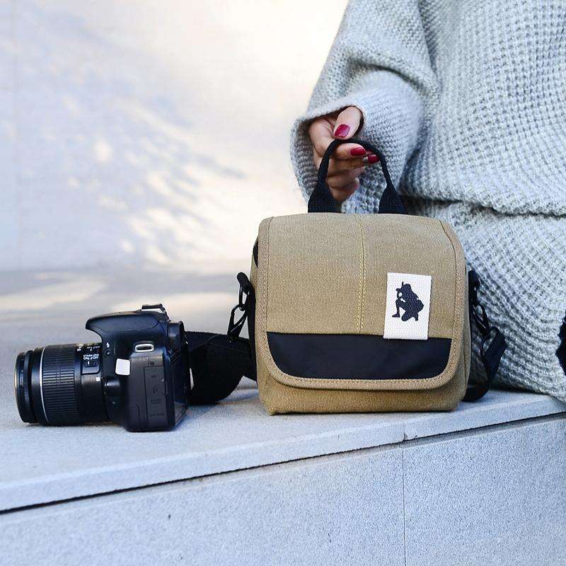 Universal Camera Bag, Inside Size: approx. 200mm x 115mm x 100mm(Blue)