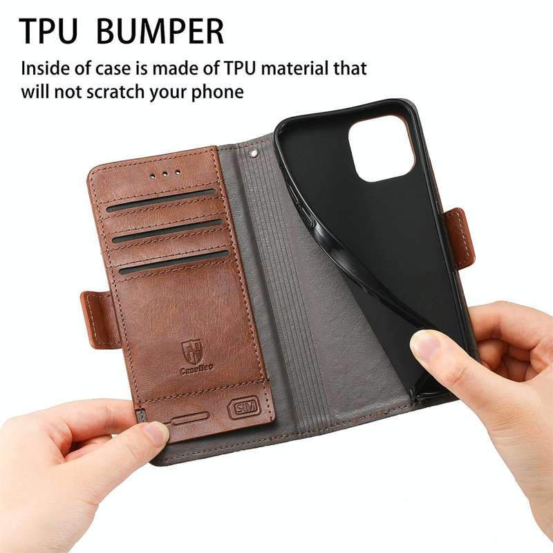For Huawei P50 Pro CaseNeo Business Splicing Dual Magnetic Buckle Horizontal Flip PU Leather Case...