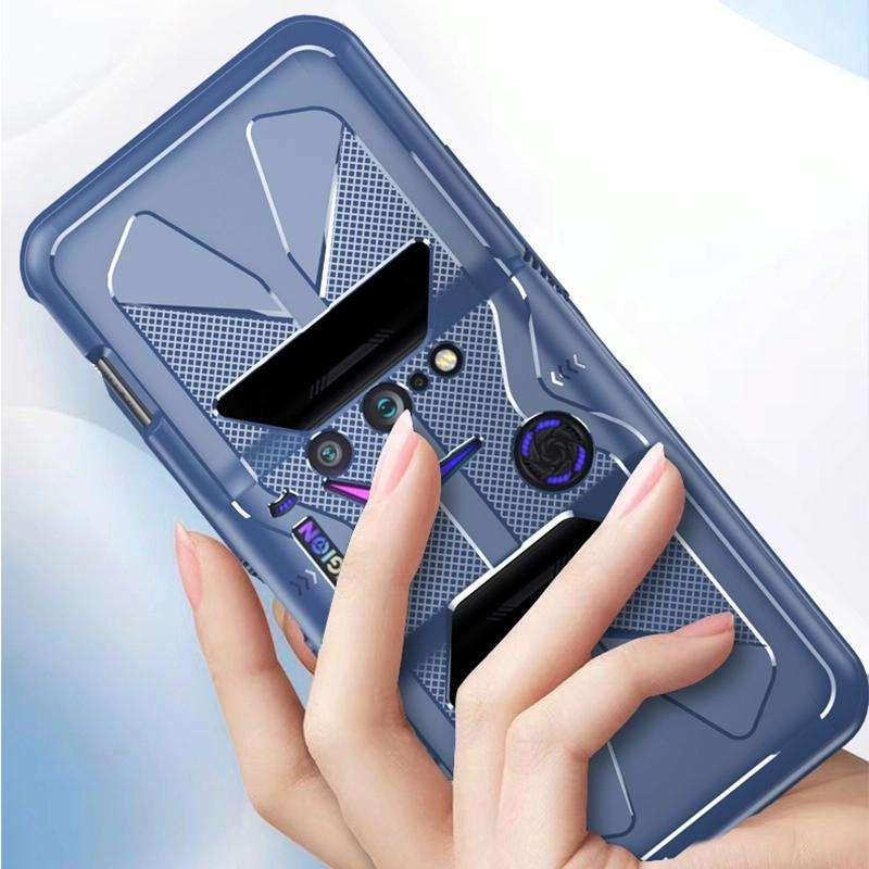 For Lenovo Legion 2 Pro TPU Cooling Gaming Phone All-inclusive Shockproof Case(Navy Blue)