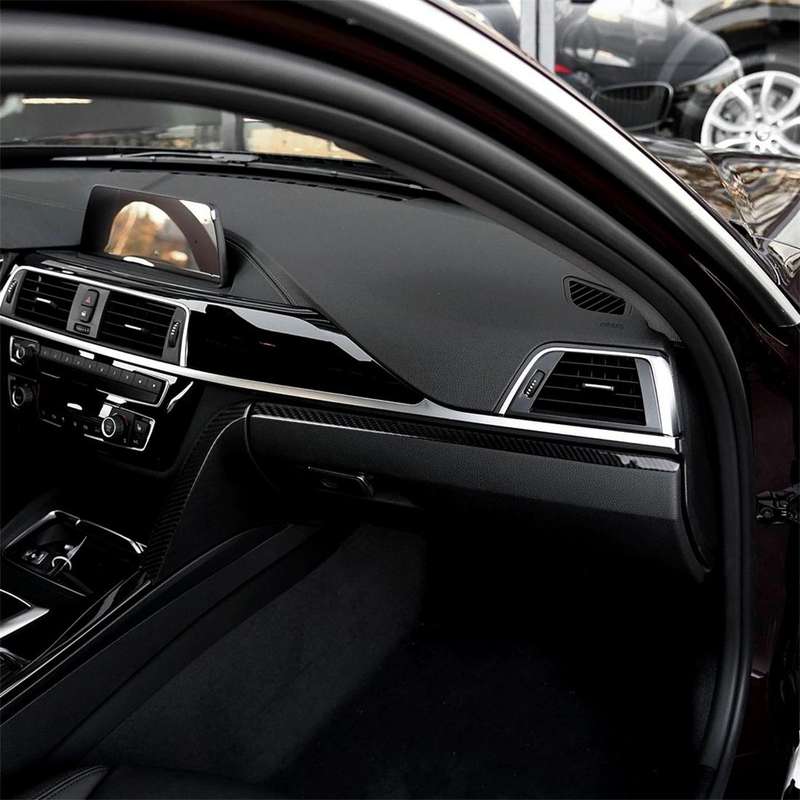 Carbon Fiber Car Copilot Central Control Decorative Sticker for BMW F30 2013-2018 / F34 2013-2018...