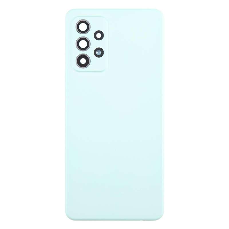 For Samsung Galaxy A52 5G / A52 4G Battery Back Cover with Camera Lens Cover(Green)
