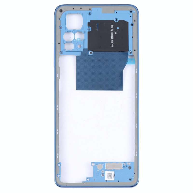 Middle Frame Bezel Plate for Xiaomi Poco X4 Pro 5G/Redmi Note 11E Pro(Dark Blue)
