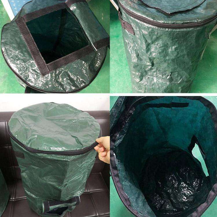 Sealing Probiotics Fermentation Garden Horticulture Tree Leaf Bag Compost Bag, Size: Large Lid Wi...