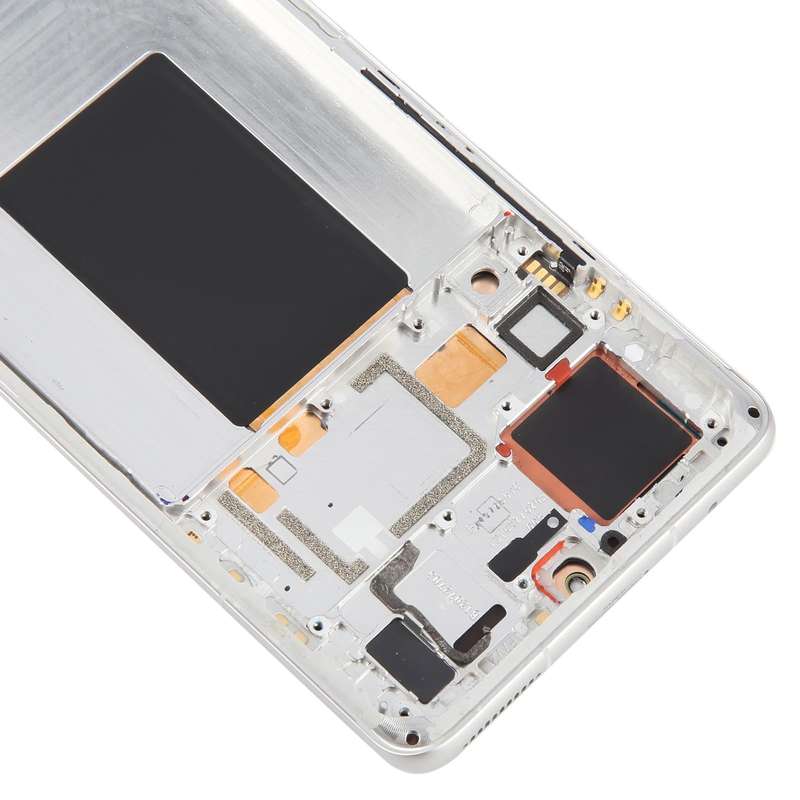 For Xiaomi 12 Pro / 12S Pro AMOLED Original LCD Screen Digitizer Full Assembly with Frame (Silver)