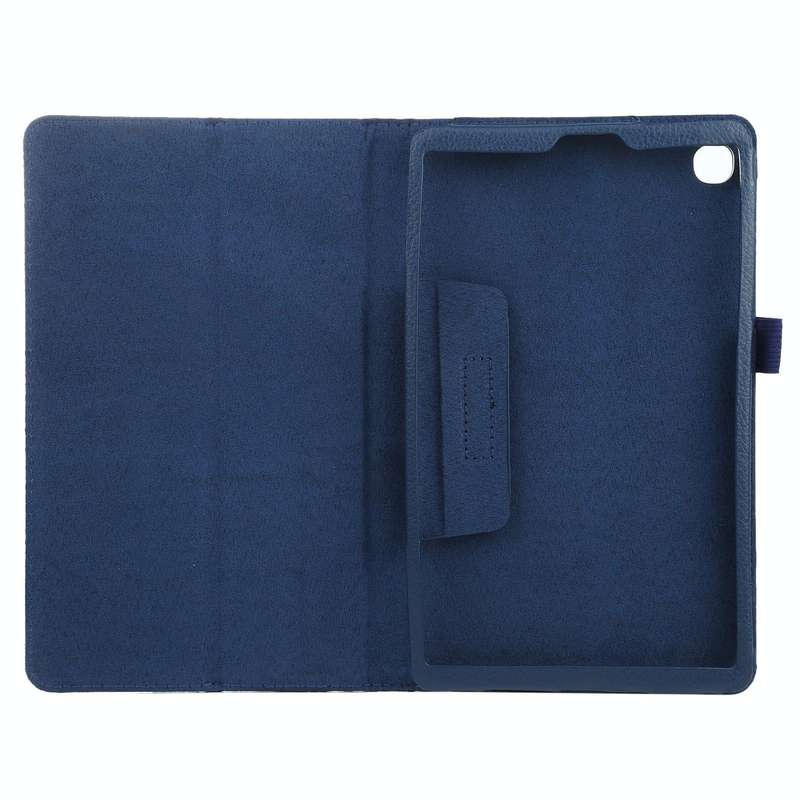For Samsung Galaxy Tab A7 Lite T220 / T225 Litchi Texture Solid Color Horizontal Flip Leather Cas...