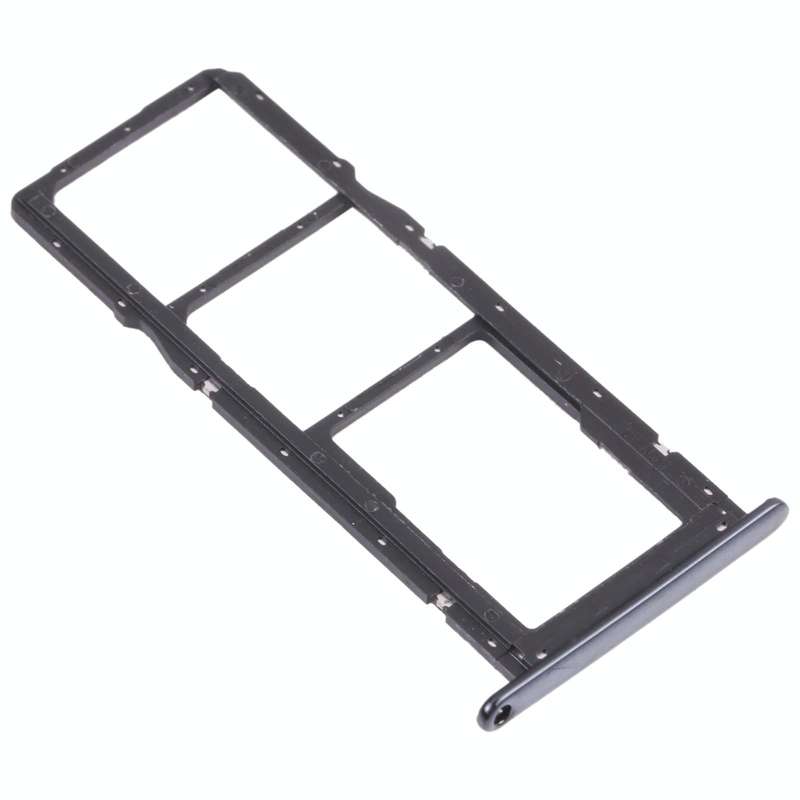 SIM Card Tray + SIM Card Tray + Micro SD Card Tray for Huawei Y6 (2018) (Black)