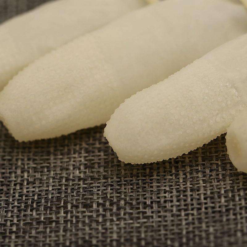 100pcs / Pack Antistatic Antislip Durable Fingertips Latex Protective Gloves, Size: L, 2.8*6.5cm(...