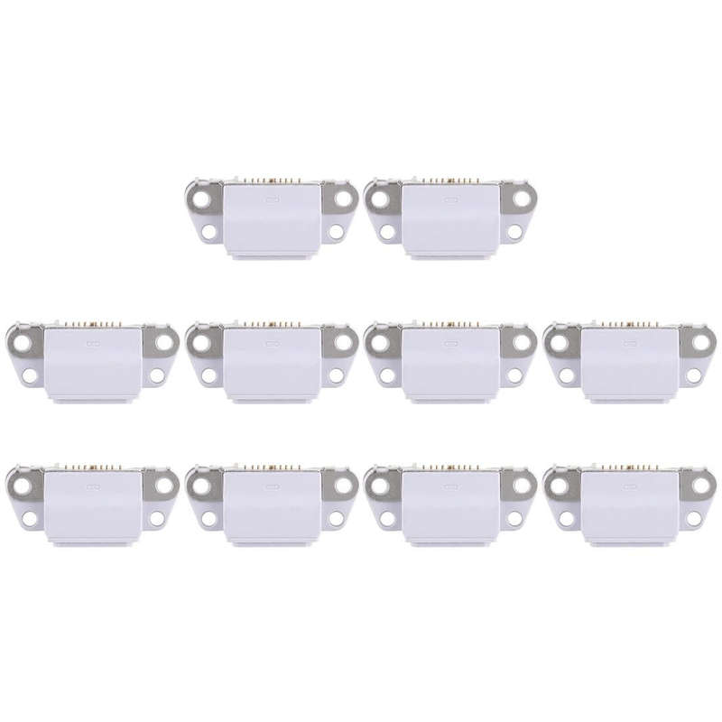 10 PCS Charging Port Connector for iPhone 8 Plus / 8(Grey)