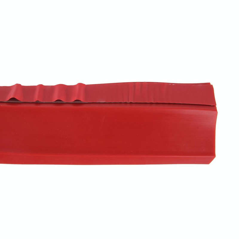 Universal 2.5m Car Front Bumper Lip Splitter Spoiler Skirt Adhesive Protector(Red)