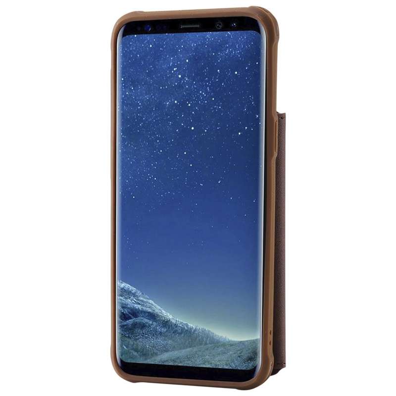 For Galaxy S8 Plus Zipper Shockproof Protective Case with Card Slots & Bracket & Photo Holder & W...