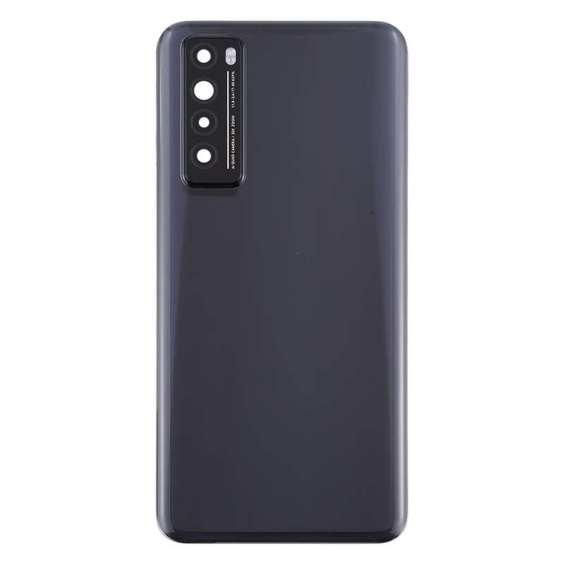Original Battery Back Cover With Camera Lens Cover for Huawei Nova 7 5G(Black)