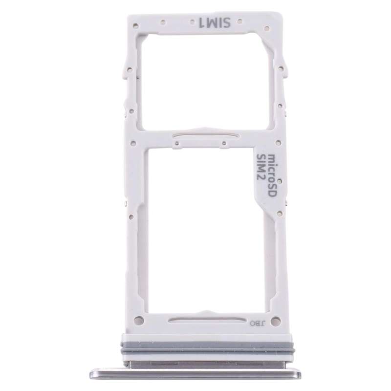 For Samsung Galaxy Note 10 Lite SM-N770 SIM Card Tray + SIM Card Tray / Micro SD Card Tray (Silver)
