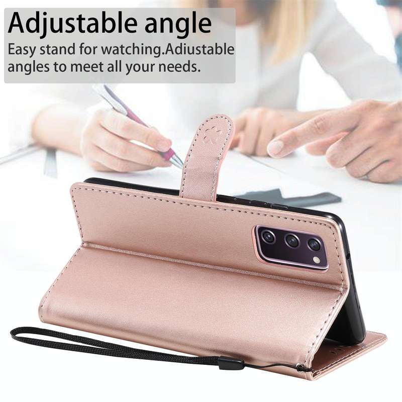 For Samsung Galaxy S20 FE Cat Bee Embossing Pattern Shockproof Horizontal Flip Leather Case with ...