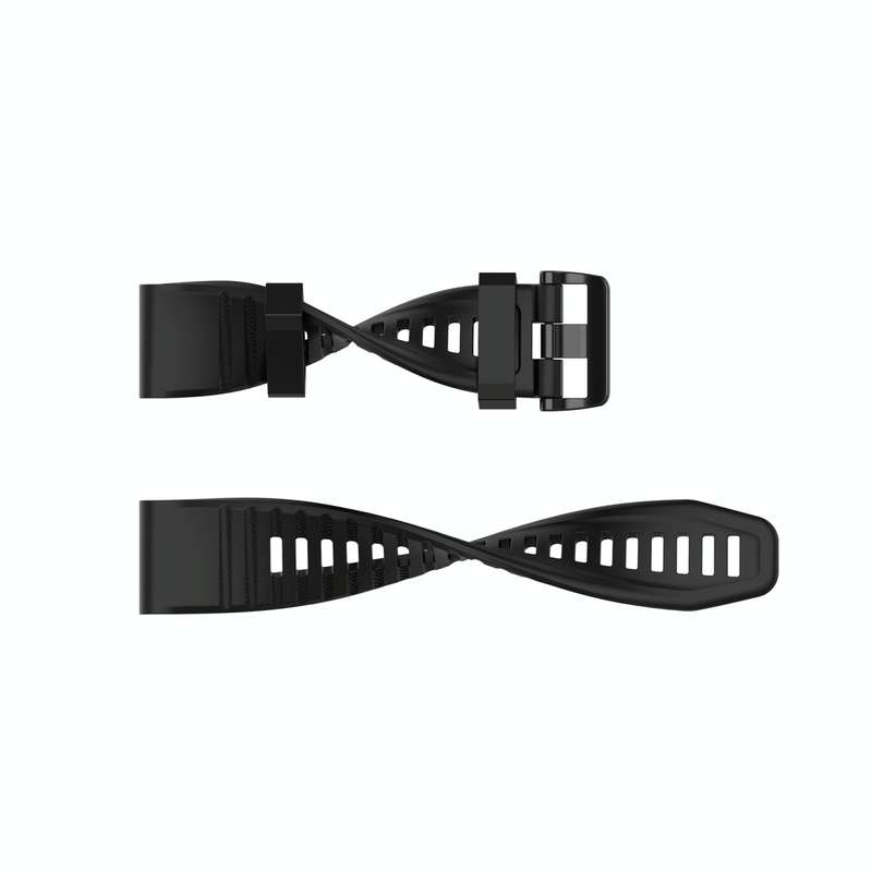 For Garmin Fenix 6 Pro GPS Silicone Watch Band(Black)