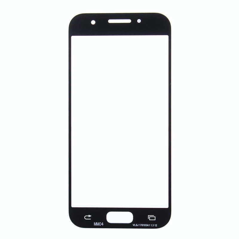 For Samsung Galaxy A7 (2017) / A720 10pcs Front Screen Outer Glass Lens (Blue)