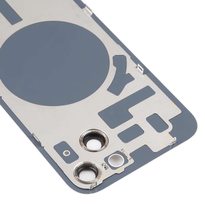 For iPhone 14 Back Housing Cover with Camera Lens(White)