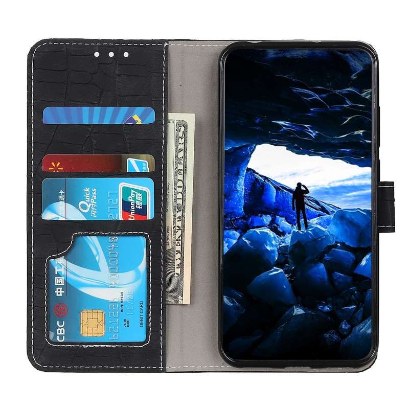 For Galaxy A71 5G Crocodile Texture Horizontal Flip Leather Case with Holder & Card Slots & Walle...