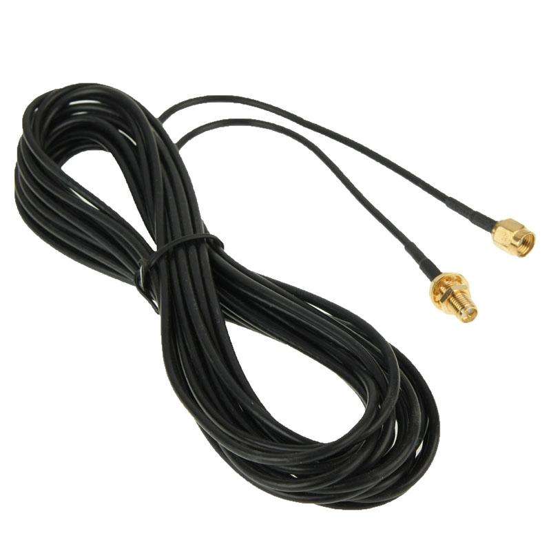 2.4GHz Wireless RP-SMA Male to Female Cable (178 High-frequency Antenna Extension Cable), Length:...