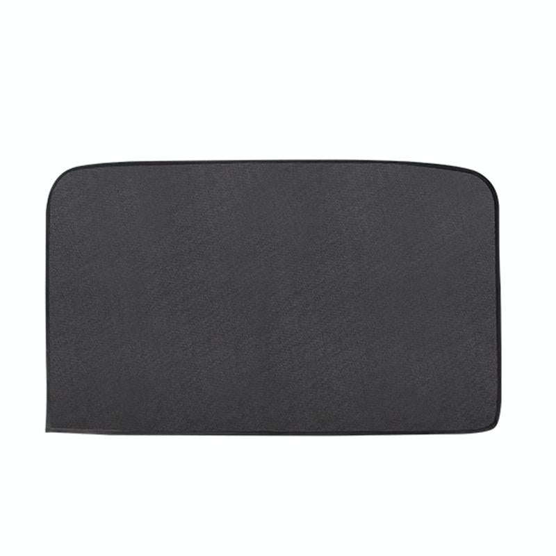 4 PCS Net Yarn Magnetic Suction Type Car Sunshade Curtain, Size: Back Row Square