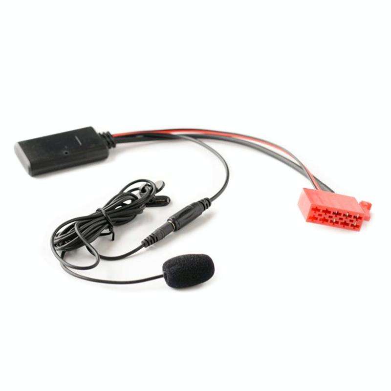 Car AUX Bluetooth Audio Cable Wiring Harness + MIC for Mercedes-Benz Special by abaecker BE2210/B...