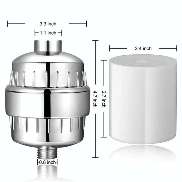 10-15 Layer Activated Carbon Bathroom Shower Filter Bathing Water Filter Purifier Water Shower Se...