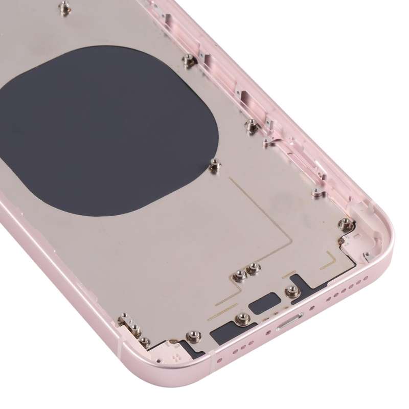 Back Housing Cover with Appearance Imitation of iP13 for iPhone XR(Pink)