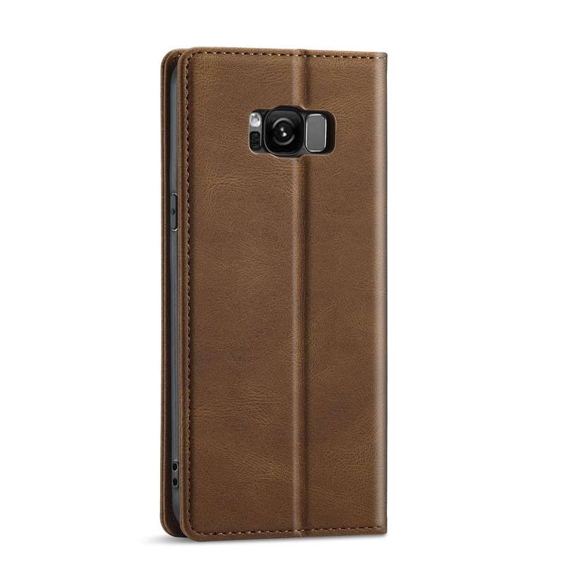 For Samsung Galaxy S8 Forwenw F2 Series Magnetic Horizontal Flip Leather Case with Holder & Card ...