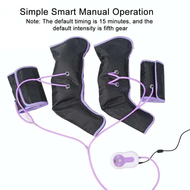Air Wave Pneumatic Leg Massager Home Air Pressure Massager, Plug Type:US Plug