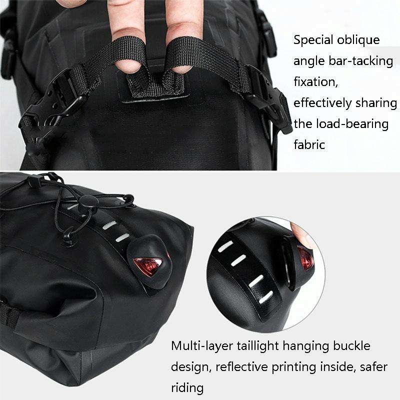 Rhinowalk RK19511 Full Waterproof Bicycle Saddle Tail Bag Big Capacity Road Bike Bag, Colour: RK1...