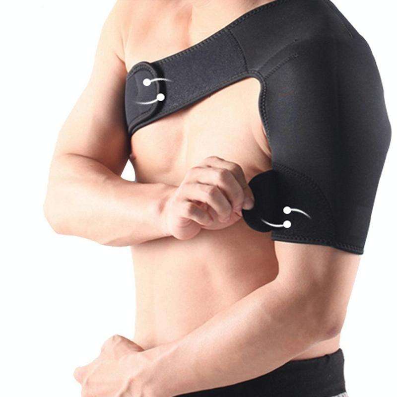 Breathable Adjustable Shoulder Support Brace Unisex Sport Compression Brace Strap Wrap Shoulder B...