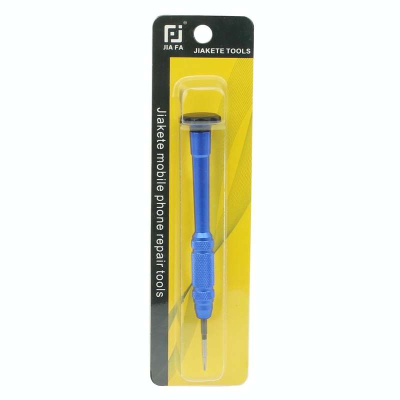 JIAFA JF-609-0.6Y Tri-point 0.6 Repair Screwdriver for iPhone X/ 8/ 8P/ 7/ 7P & Apple Watch(Blue)