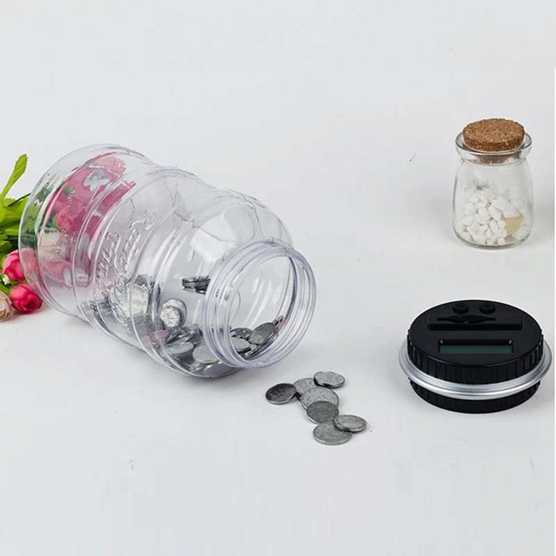 Digital Counting Money Coin Bank for Euro