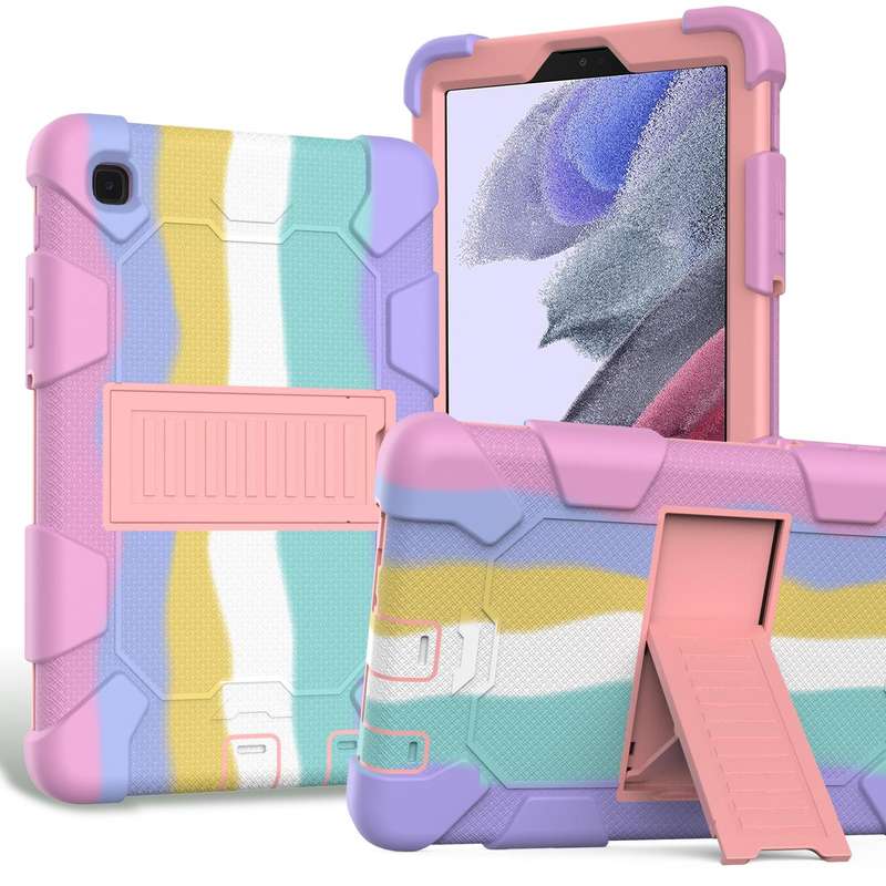 For Samsung Galaxy Tab A7 Lite T220 / T225 Two-Color Robot Shockproof Silicone + PC Protective Ca...