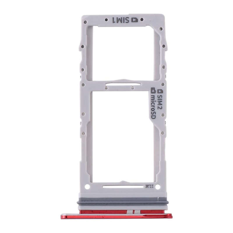 For Samsung Galaxy S20+ / Galaxy S20 Ultra SIM Card Tray + SIM Card Tray / Micro SD Card Tray (Red)