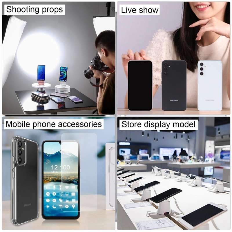 For Samsung Galaxy A34 Black Screen Non-Working Fake Dummy Display Model(White)