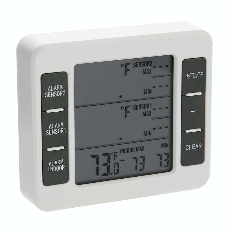 SN010 Wireless Indoor Outdoor High-Precision Thermometer Electronic Refrigerator Thermometers(One...