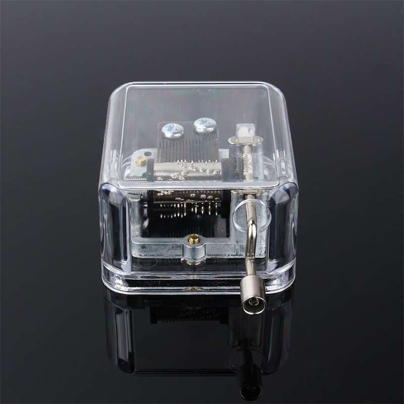 Music Box DIY Craft Vintage Musical Gold Hand Music Boxes(Castle in the Sky)