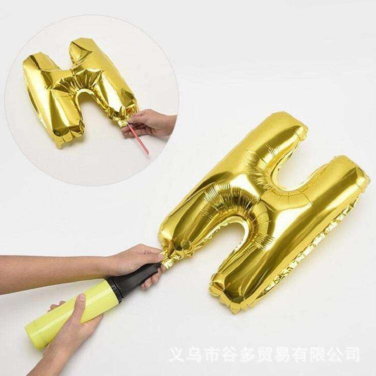Birthday Party Layout Letter Aluminum Film Balloon Decoration Set(Style One)