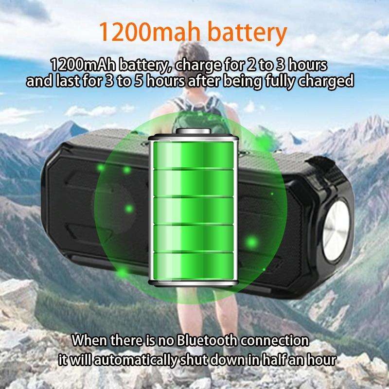 T&G TG280 Solar Power Charging Bluetooth Speakers with Flashlight, Support TF Card / FM / 3.5mm A...