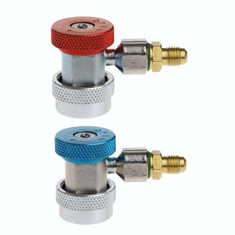 2 PCS Automotive Air Conditioning Fluoride Tools Adjustable Quick Connector