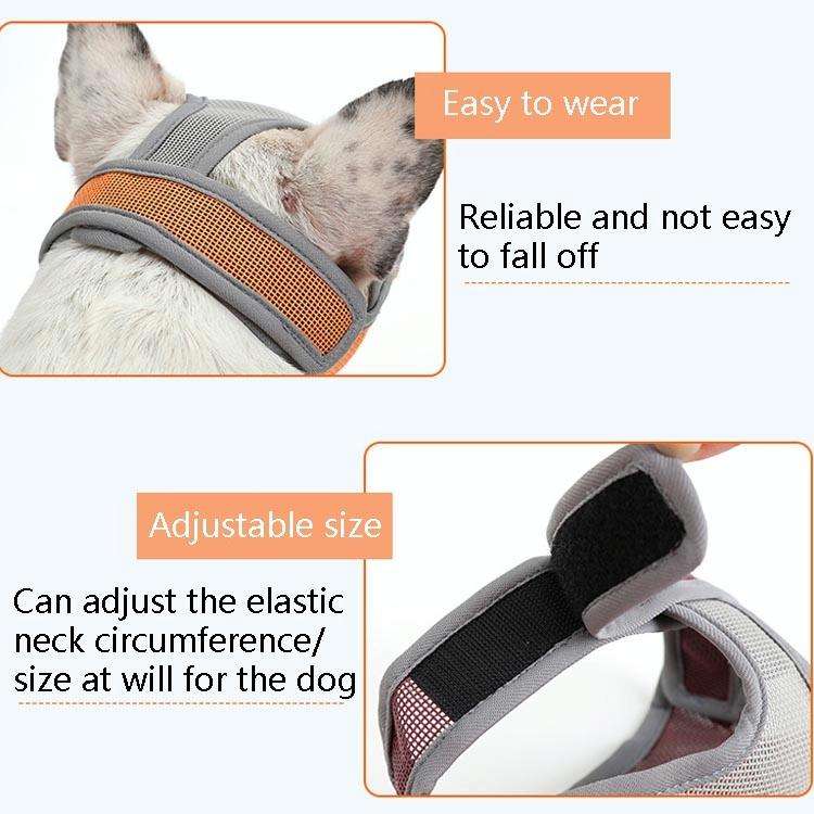 Bulldog Mouth Cover Flat Face Dog Anti-Eat Anti-Bite Drinkable Water Mouth Cover M(Black)