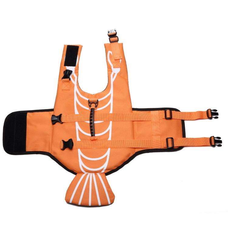 Dog Supplies Pet Swimwear Life Jackets, Size: S(JSY01 Orange)