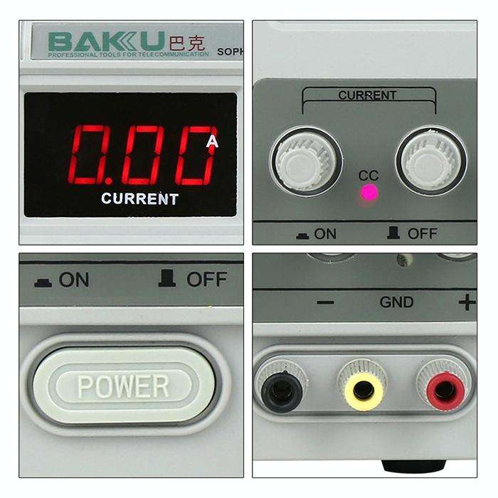 BAKU BK-305D 220V Switching Multi-Function Variable DC LED Uninterrupted Power Supply Repair Volt...