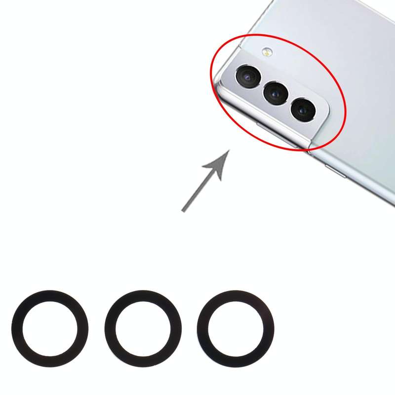 For Samsung Galaxy S21+ 5G SM-G996B 10set Back Camera Lens