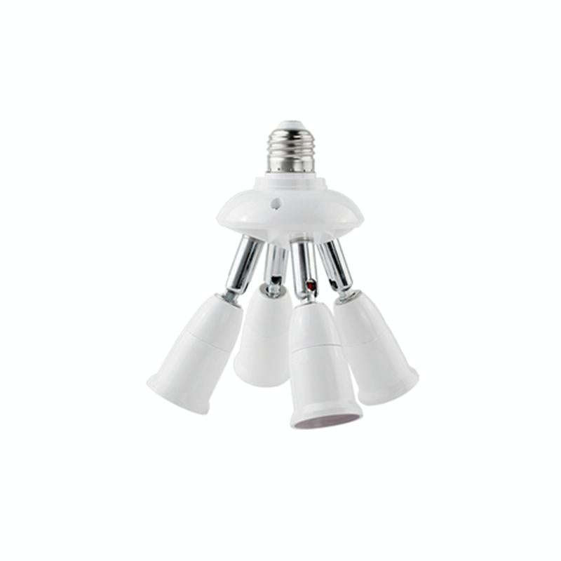 E27 to E27 Splitter Adjustable LED Light Bulb Holder Adapter Converter Socket Light Bulb Holder, ...
